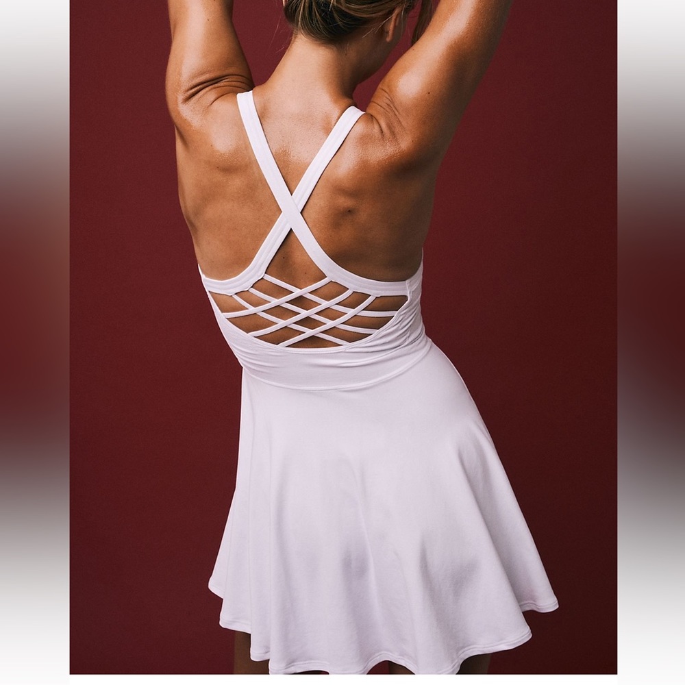 FP Movement Good Karma Dress in White M/L - Picture 3 of 16